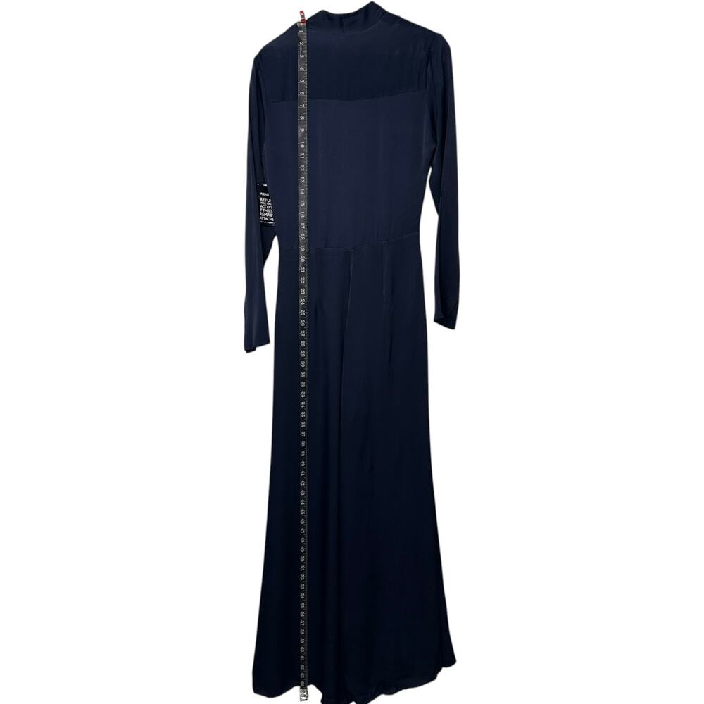 NWT Les Heroines Vanessa Cocchiaro Tina Wrap-Effect Satin Jumpsuit (FR 40 US 8) - Picture 10 of 16